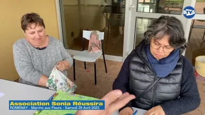 Présentation de l'association Sonia Réussira à l'occasion de son Marché aux fleurs