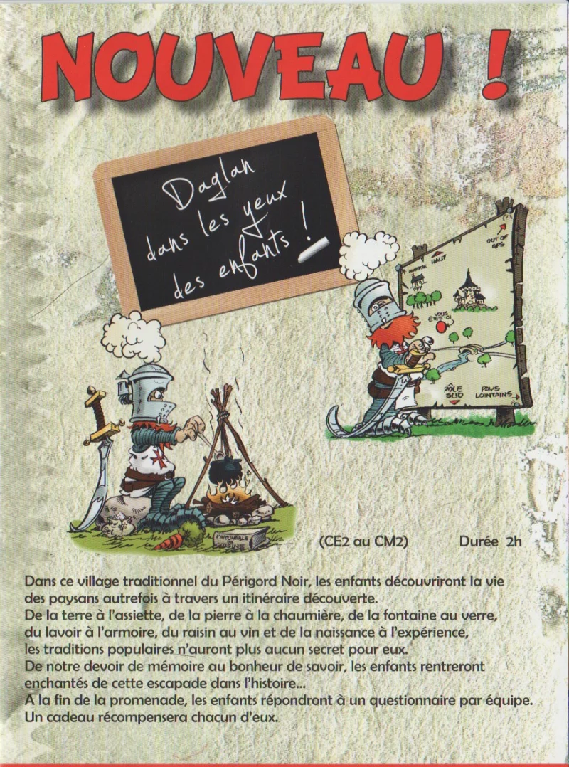 Pprogramme Pédagogique : Daglan dans les yeux des enfants