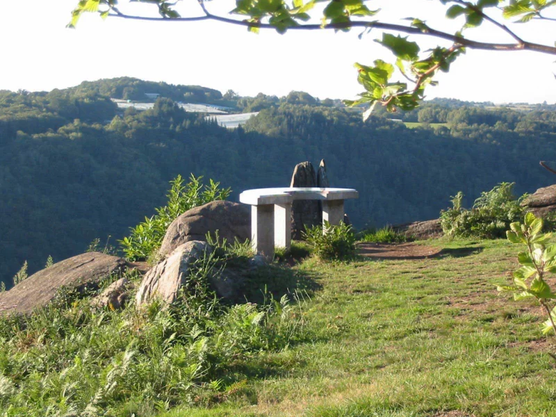Table d'orientation du site de la Roche