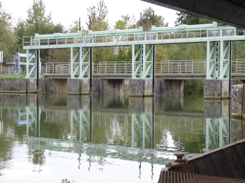 Barrage-écluse de la Sotterie (Coulon)