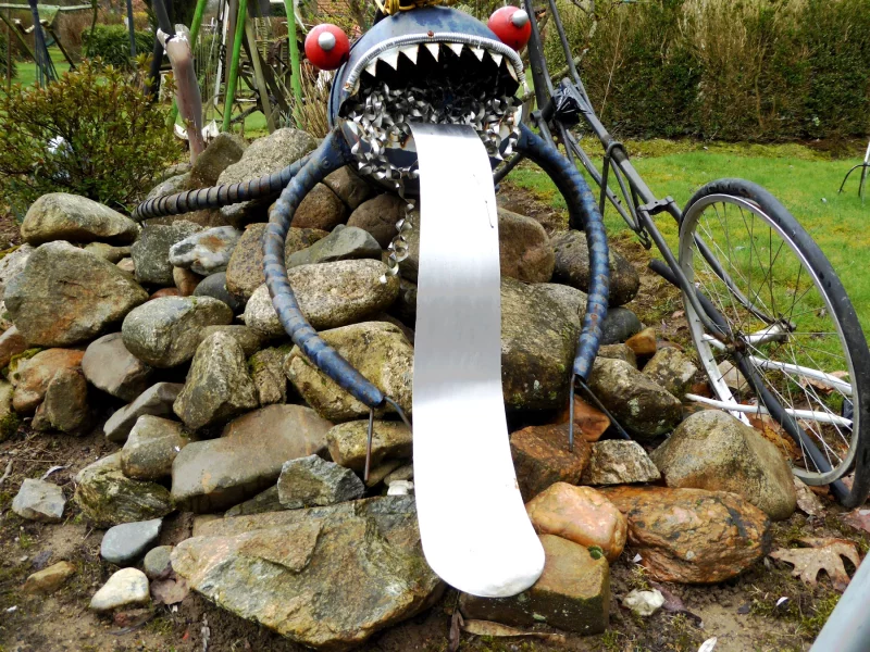 Expostion permanente, jardin insolite - Récup'Art