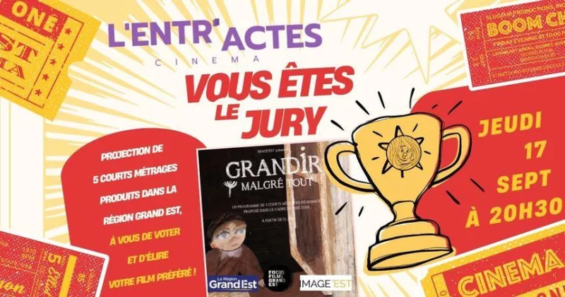 Soirée courts métrages du Grand Est  - Vous êtes le jury