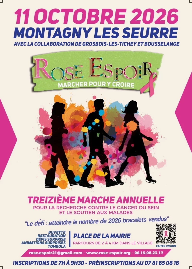 Rose Espoir : marcher pour y croire !
