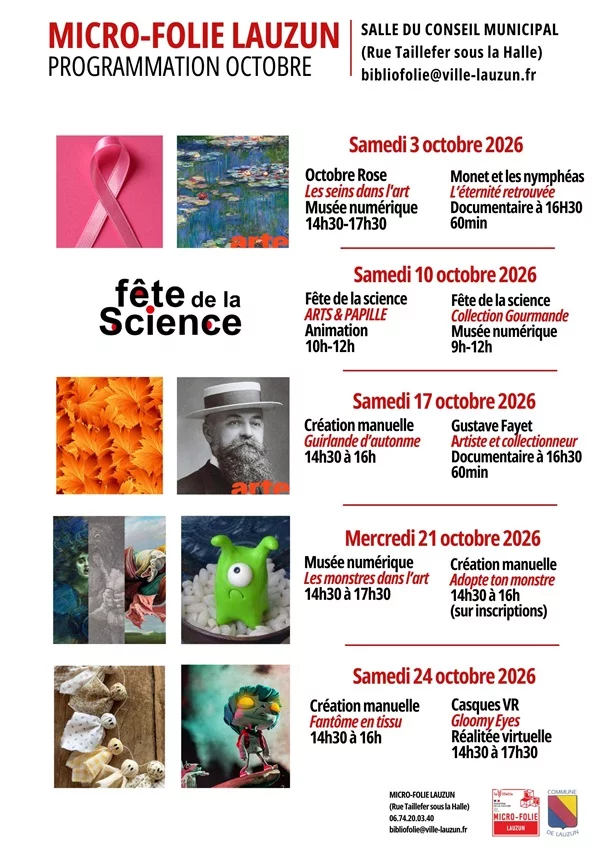 Micro-Folie : Création manuelle - Fantôme en tissu