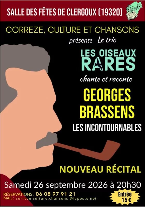 Soirée "Les incontournables de Brassens"