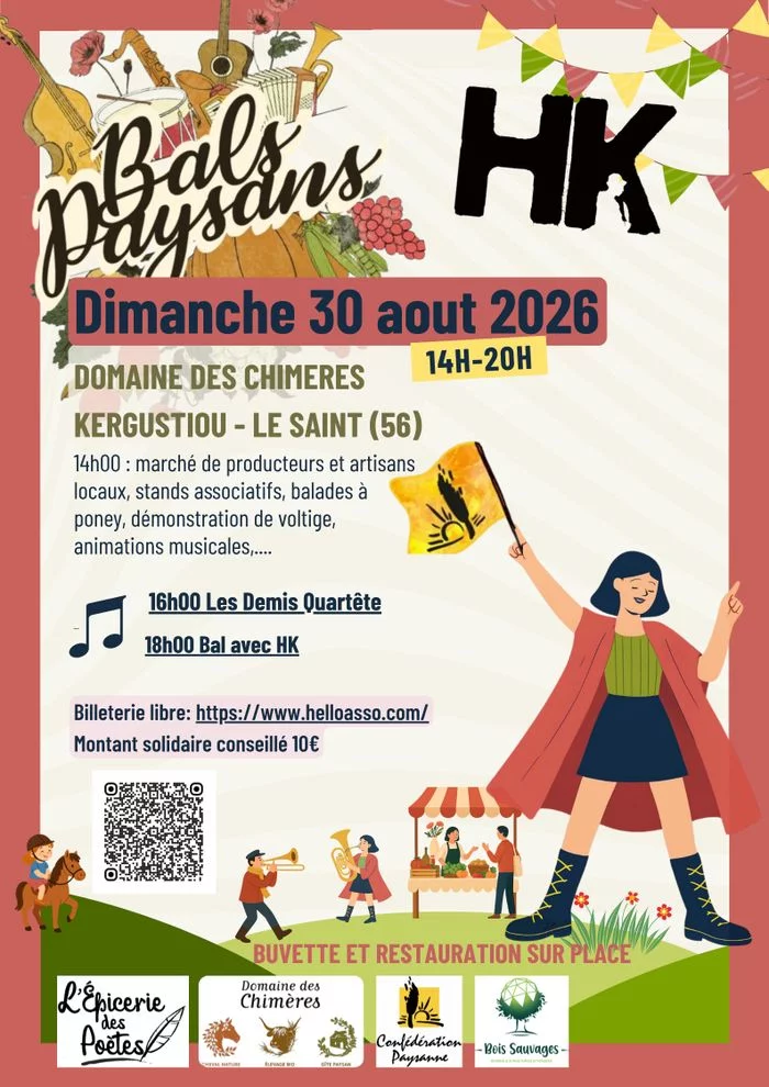 30 août 2026 - Bal paysan avec HK à Le Saint (56)