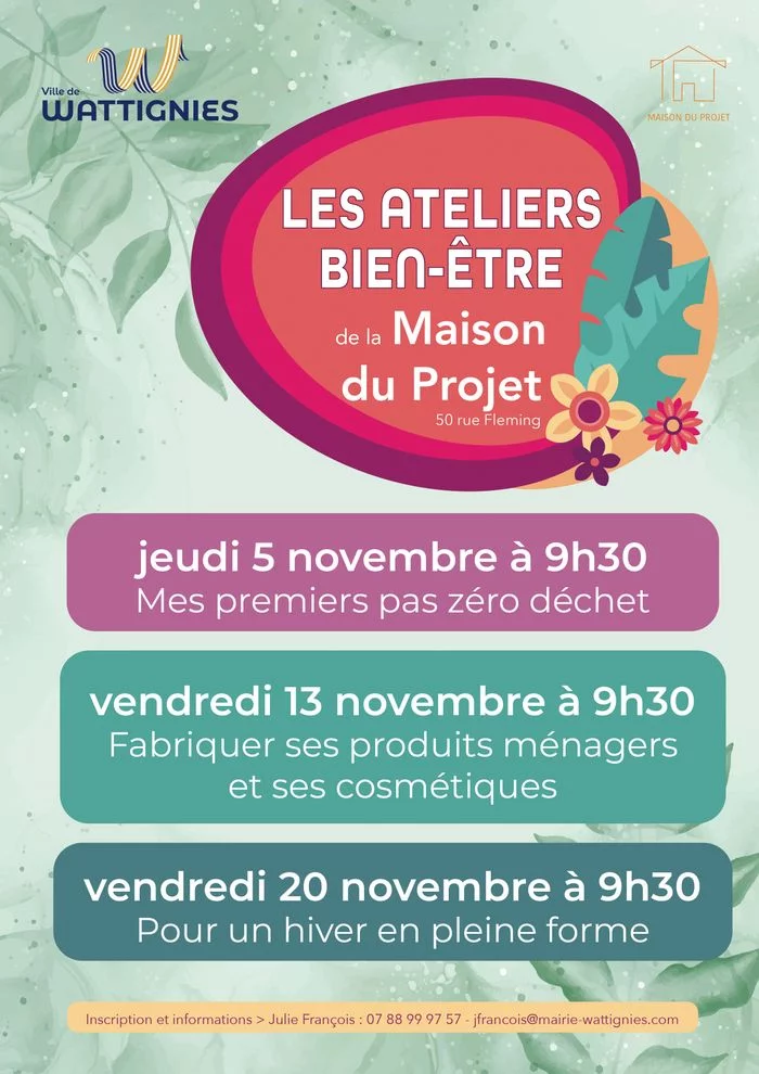 Les ateliers bien-être de la Maison du Projet