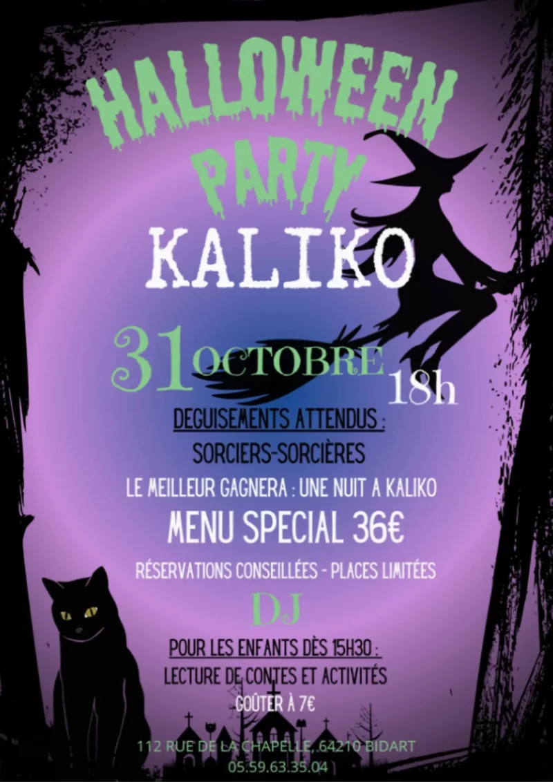 Soirée Halloween - Kaliko