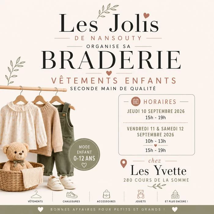 BRADERIE à Nansouty / Vêtements enfants