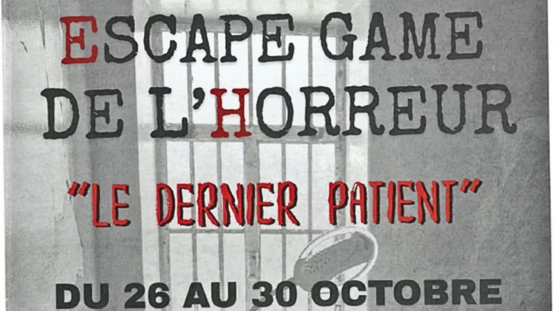 Escape game de l'horreur : Le dernier patient