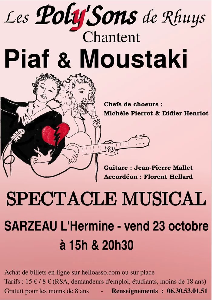 Les Poly'sons de Rhuys chantent Piaf et Moustaki