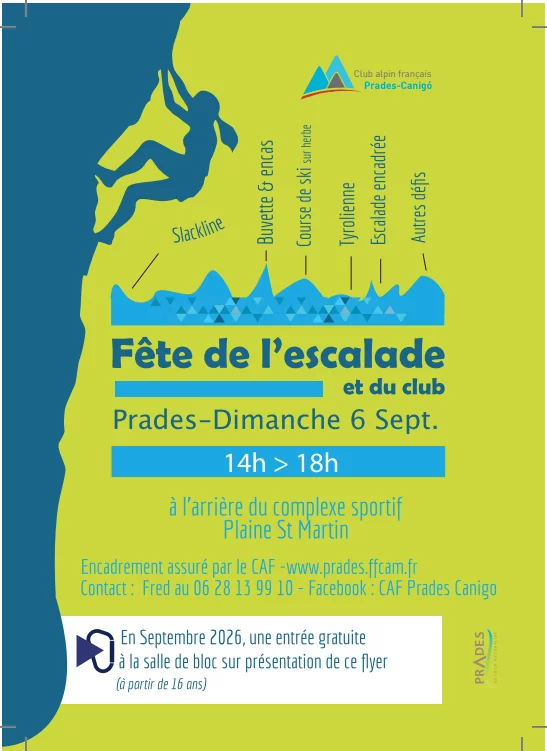 FÊTE DE L'ESCALADE ET DU CLUB