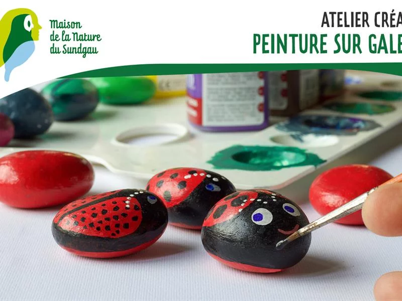 Atelier créatif - Peinture sur galets- À partir de 6 ans