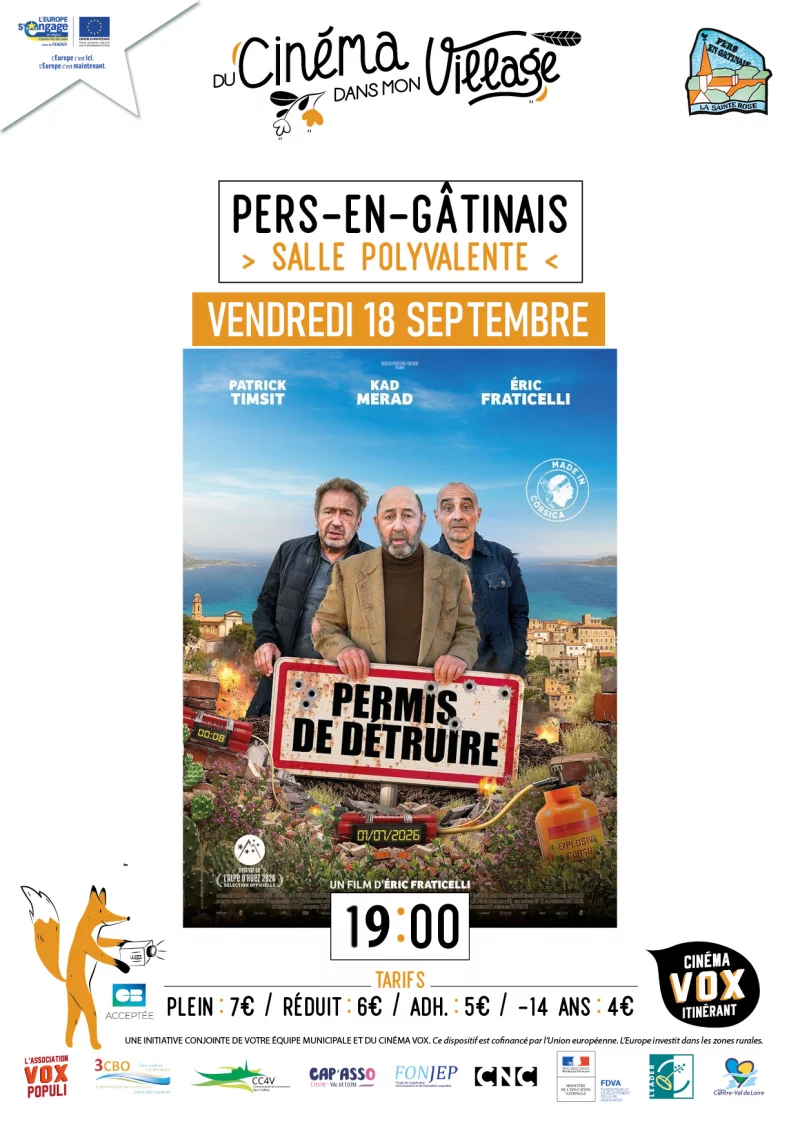 Du cinéma dans mon village : "Permis de détruire"