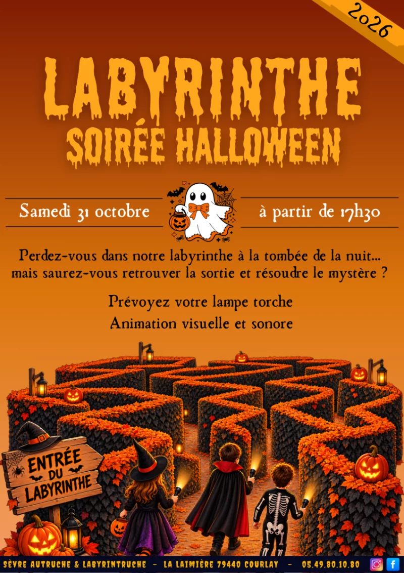 Halloween - Le labyrinthe de Sèvre Autruche