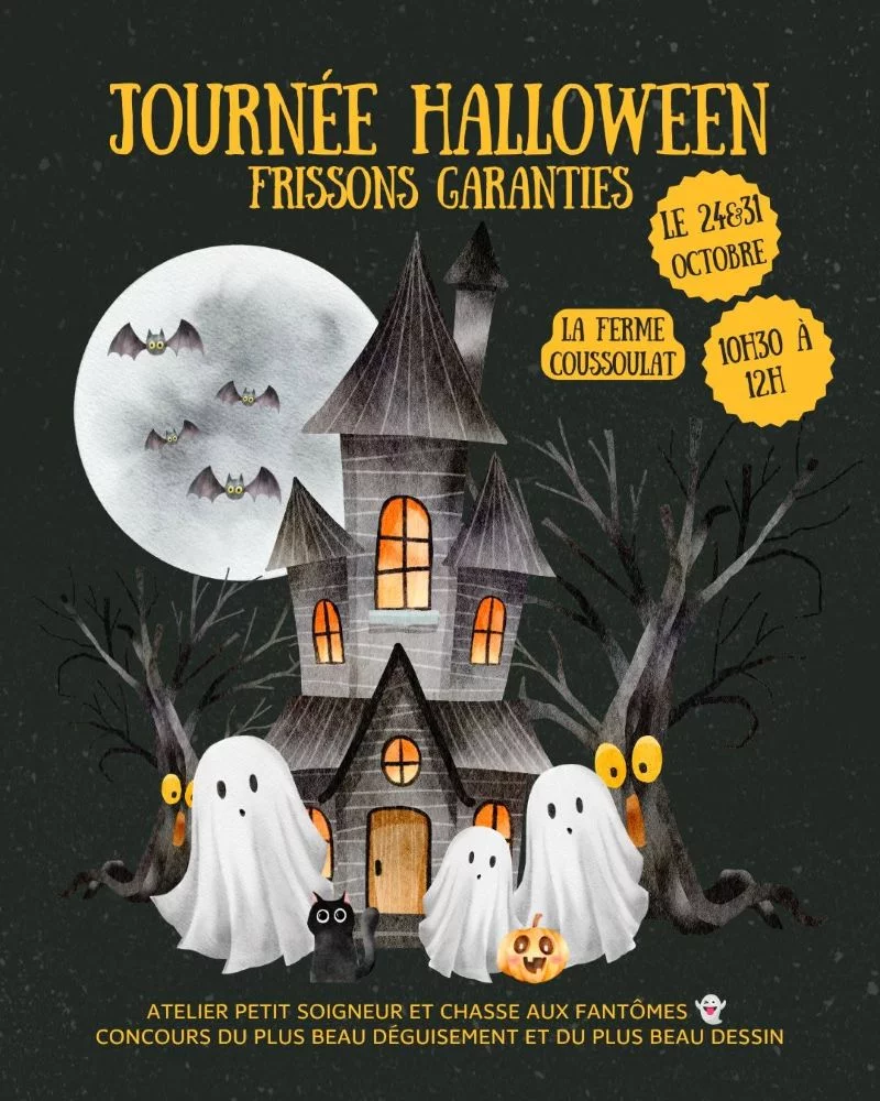 Journée Halloween à la Ferme Coussoulat