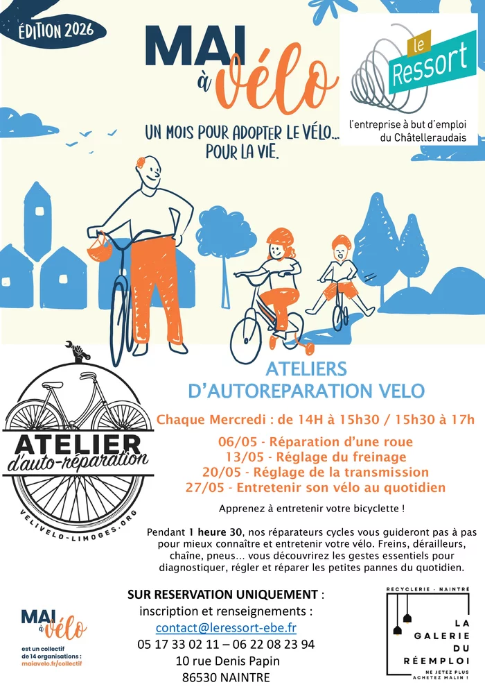 Atelier d'auto-réparation vélo