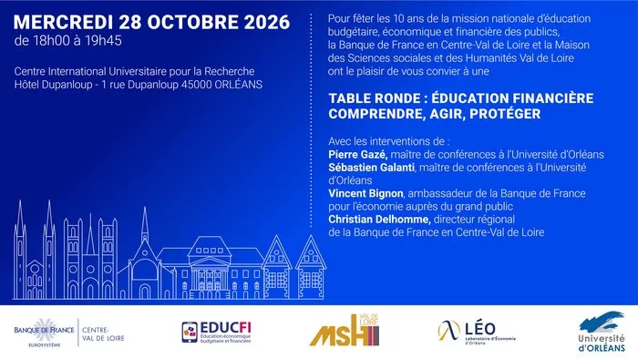 Table ronde : "Éducation financière – Comprendre, Agir, Protéger"