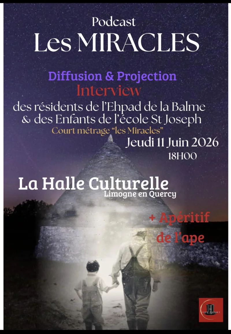Diffusion et projection "Les Miracles"