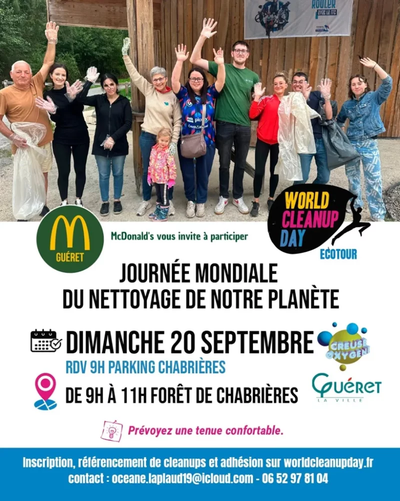 World Clean up day : journée mondiale du nettoyage de notre planète