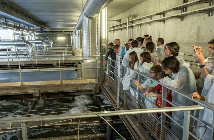 L'usine de dépollution des eaux usées de Chambéry