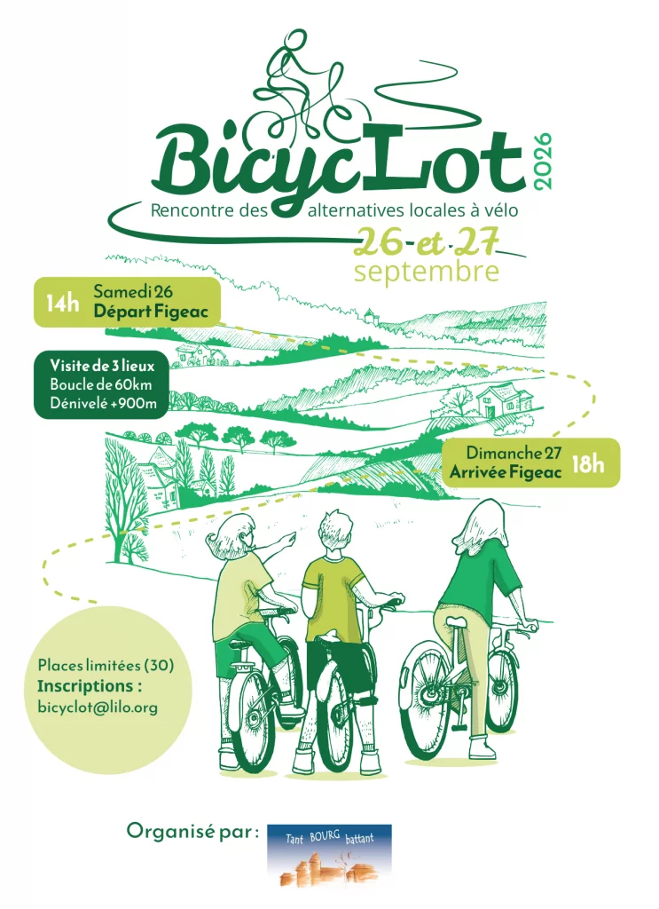 Semaine de la mobilité à Figeac : Randonnée à vélo de BicycLot