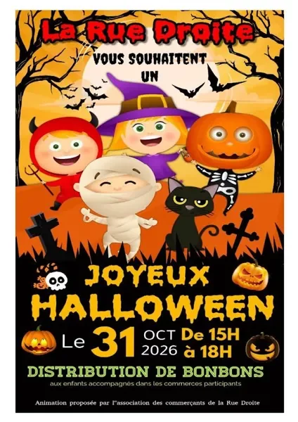 La Rue Droite fête Halloween