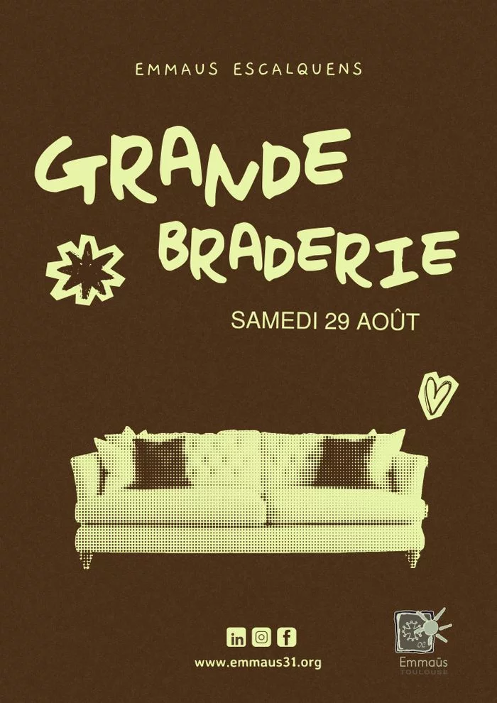 Grande Braderie à Emmaüs Escalquens