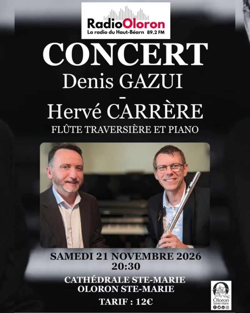 Concert flûte traversière et piano
