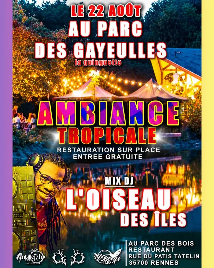 🌴🎶 Ambiance tropicale au Parc des Bois