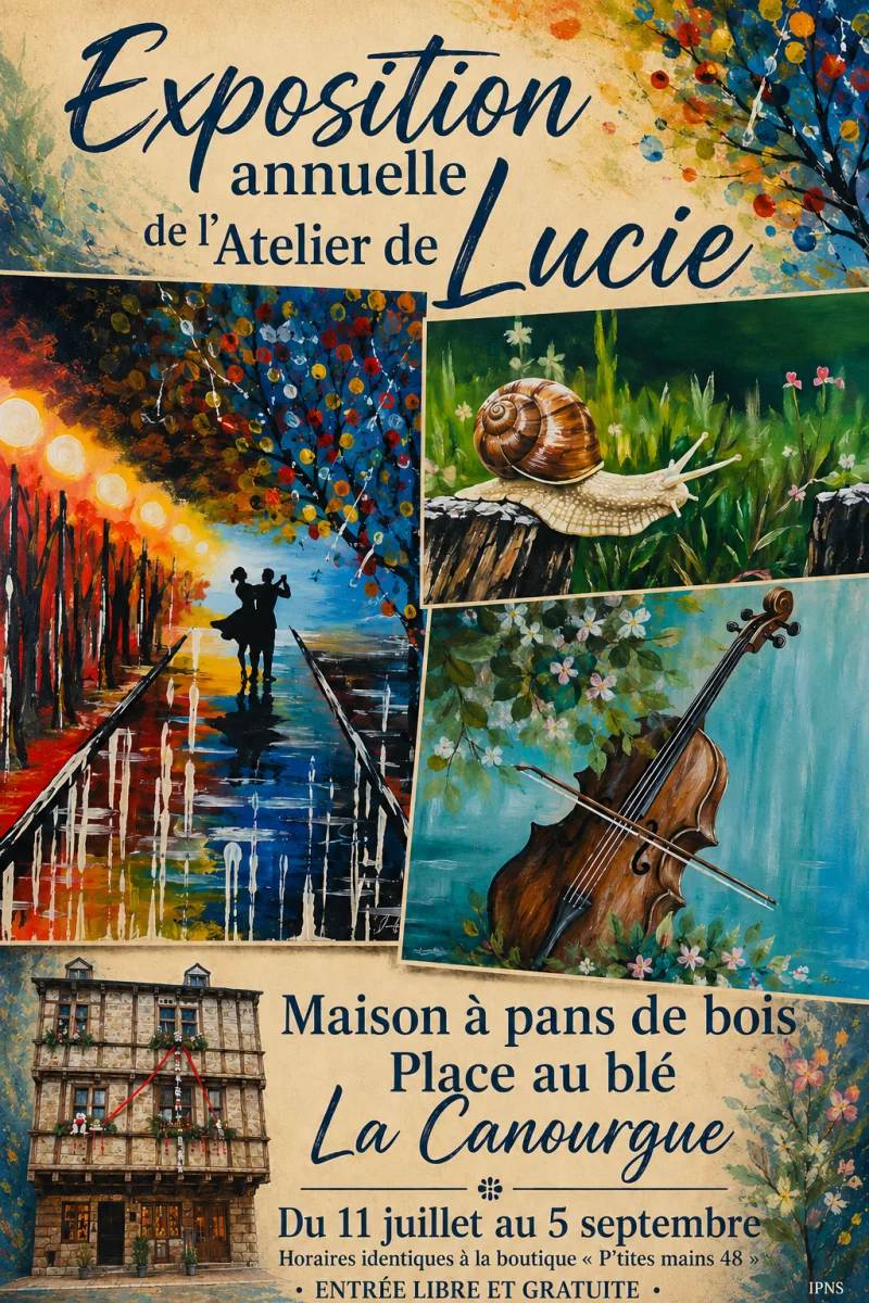 EXPOSITION D'ART ANNUELLE DE L'ATELIER DE LUCIE