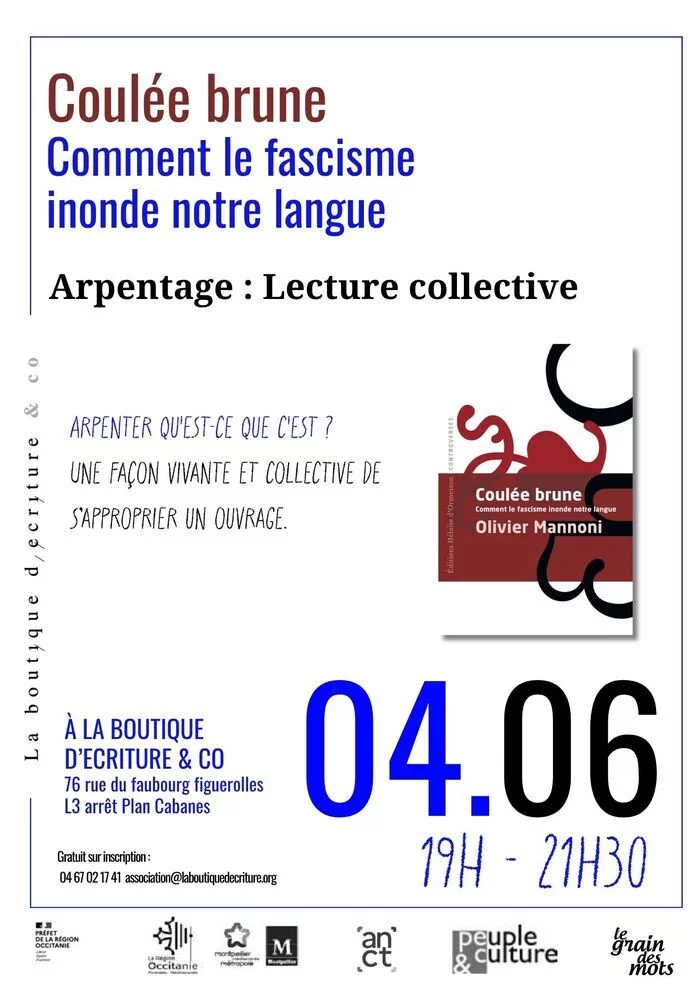 Olivier Mannoni : Arpentage et lecture collective