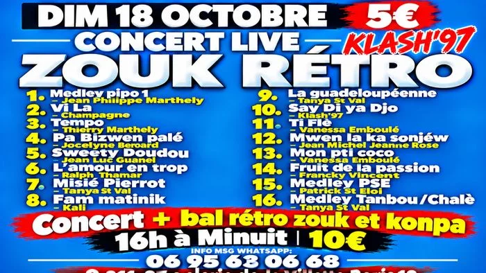 Concert live zouk