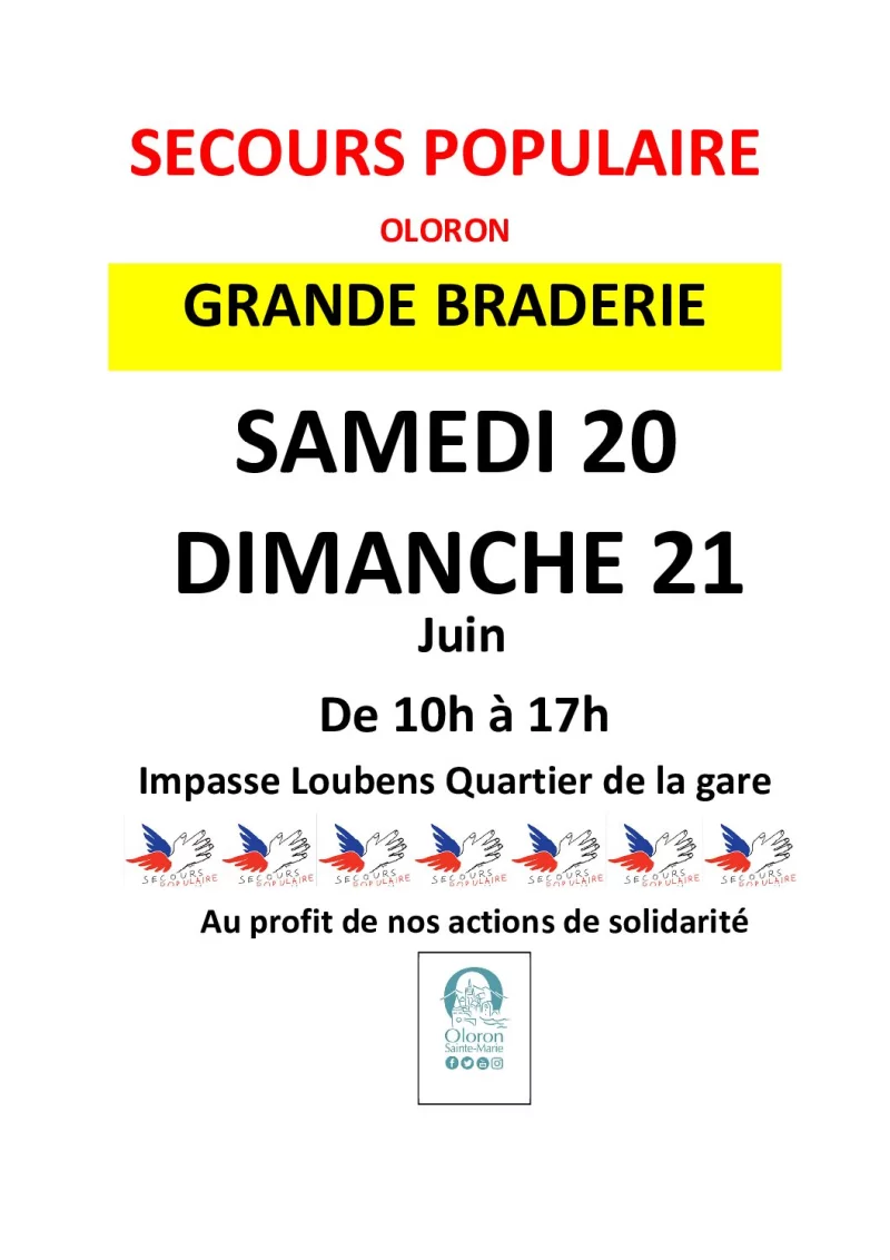 Grande Braderie-Secours Populaire