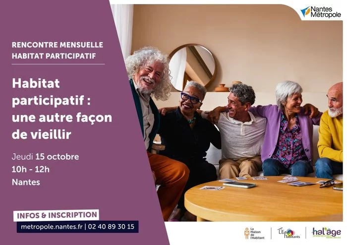 [Rencontre mensuelle habitat participatif] Habitat participatif, une autre façon de vieillir