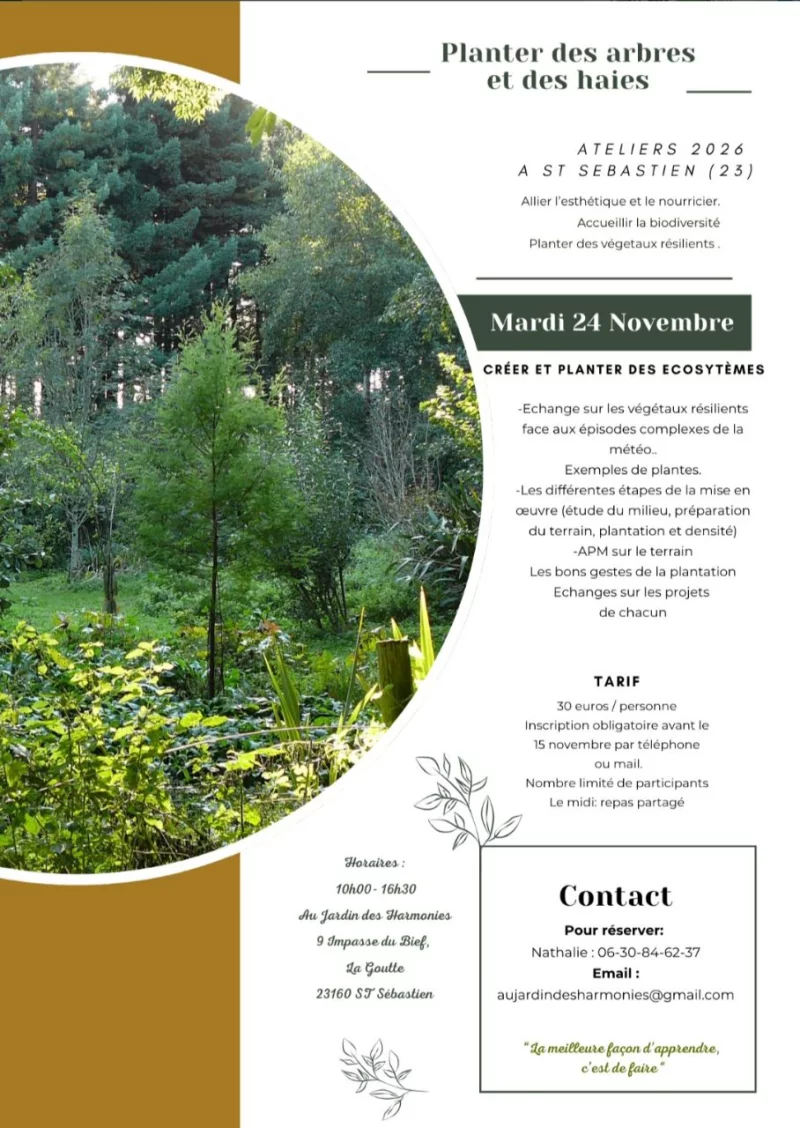 Atelier - Planter des arbres et des haies