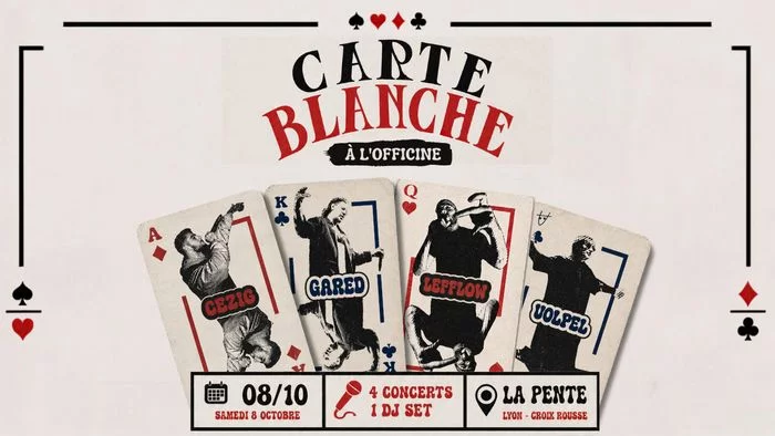 CARTE BLANCHE à L'OFFICINE [rap / hip-hop]