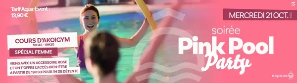 Soirée Pink Pool Party à l'espace O lévézou