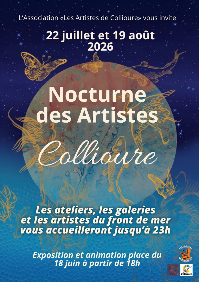 NOCTURNE DES ARTS COLLIOURE