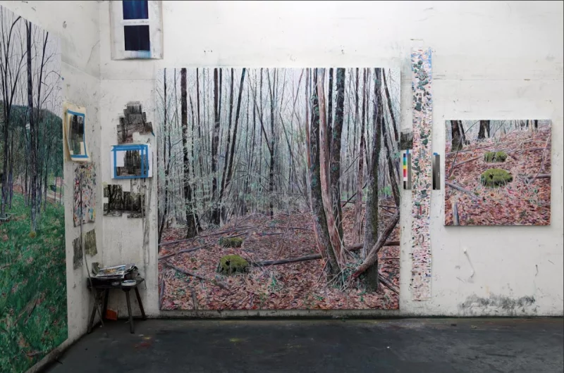 Exposition "Sous bois" d'Yves Belorvey