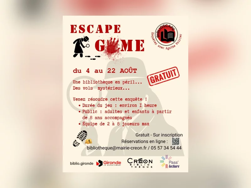BiblioScape, l'escape game à l'ambiance de roman policier