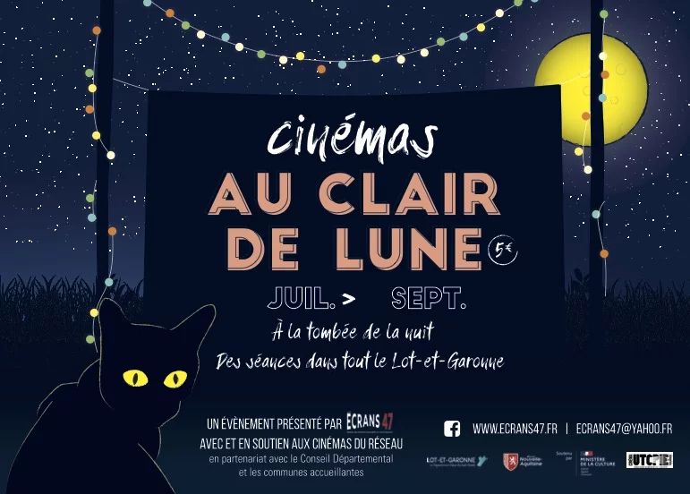 Soirée cinéma au clair de lune
