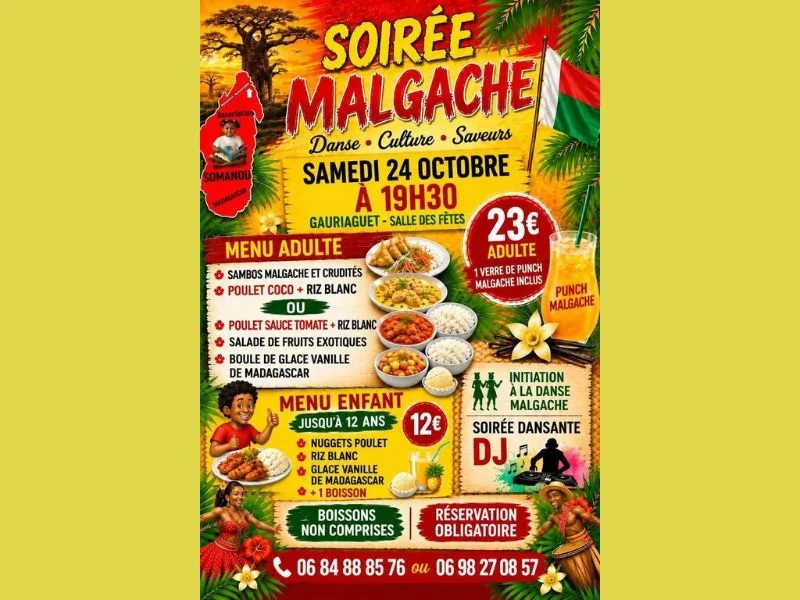 Soirée Malgache à Gauriaguet