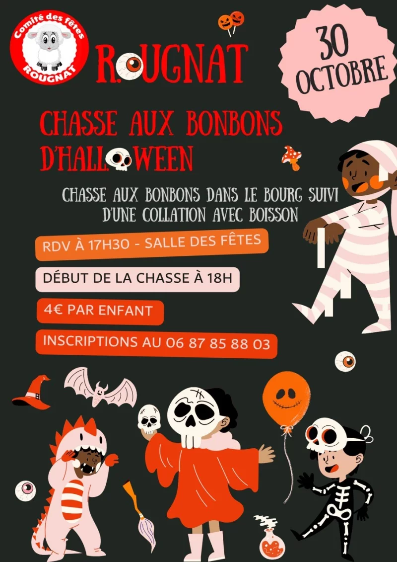 Chasse aux bonbons d'Halloween