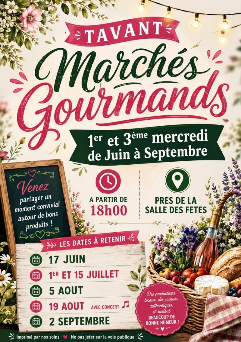 Marché gourmand de Tavant