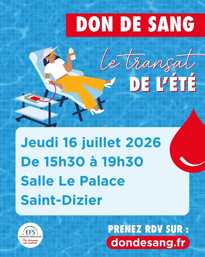 Don de sang à Saint-Dizier