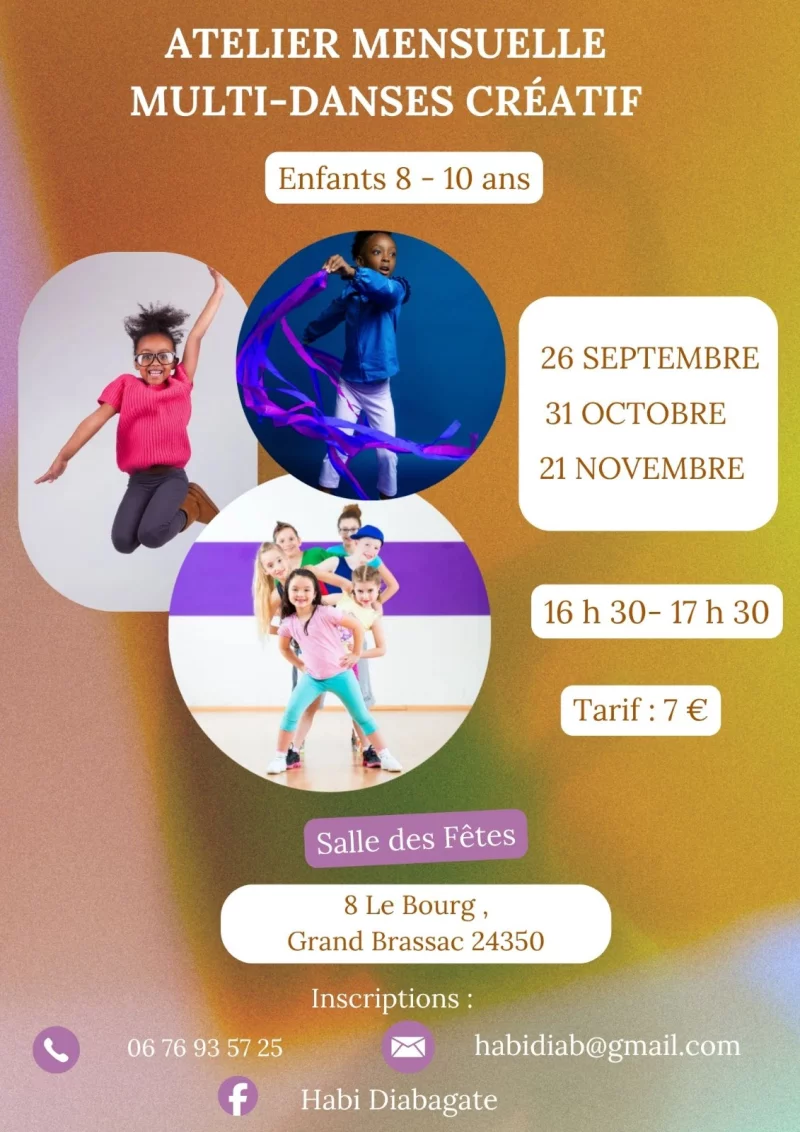Atelier Multi Danses Créatif
