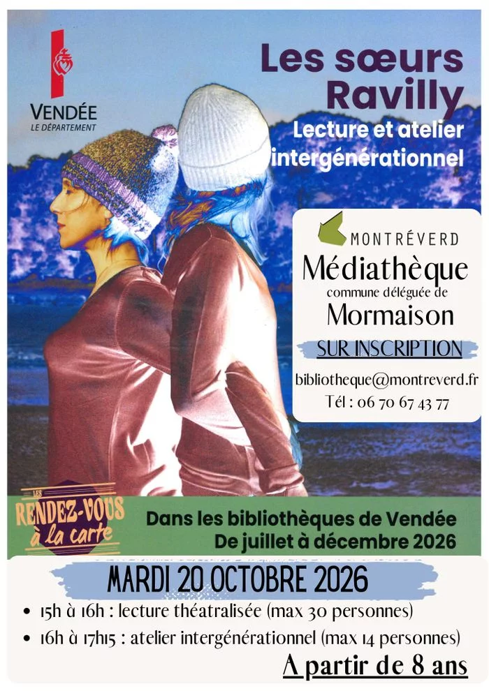 Les soeurs Ravilly, lecture et atelier intergénérationnel