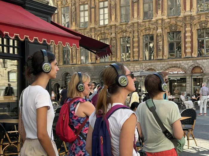 Balade audio immersive à Lille — Passé, présent et futur en français