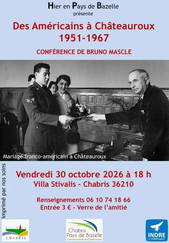 Conférence "Des Américains à Châteauroux"